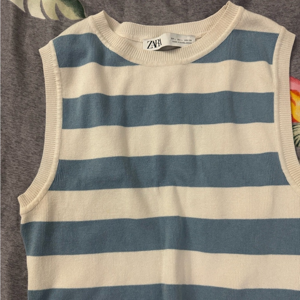 Zara cropped sleeveless top